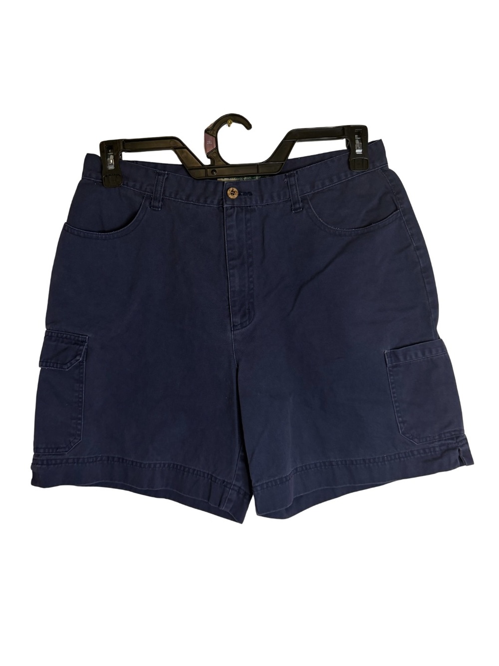 Havana Jack’s Cafe Navy Blue Flat Front Shorts Size 12